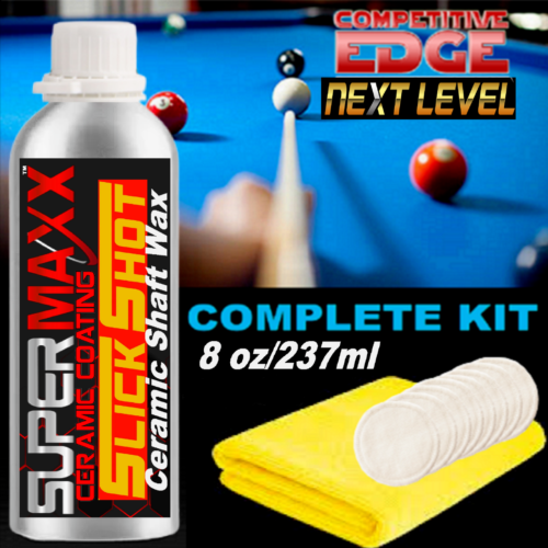 POOL CUE CERAMIC SHAFT COATING WAX SILKY-SMOOTH SHOTS